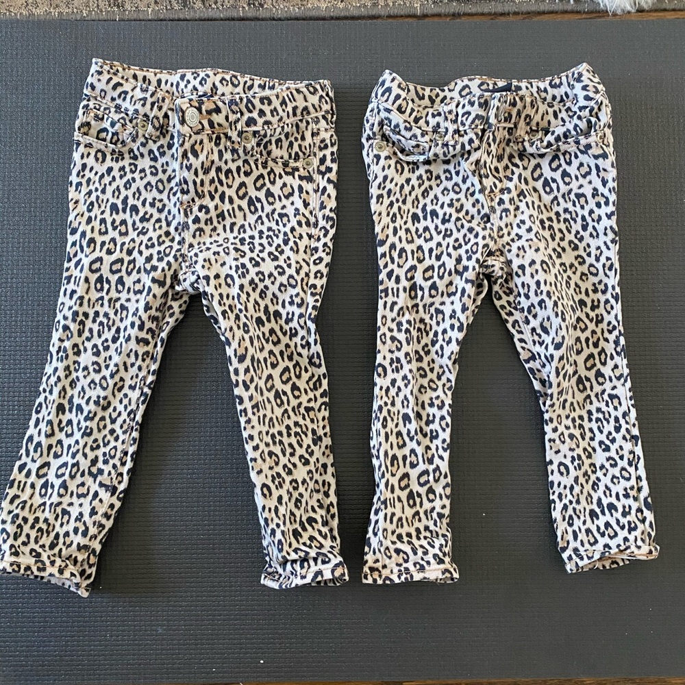 Leopard jeans gap 2T - Picture 4 of 5